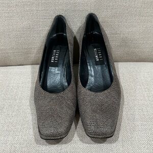 Stuart Weitzman Snakeskin Print Vintage Pumps Women's Size 9